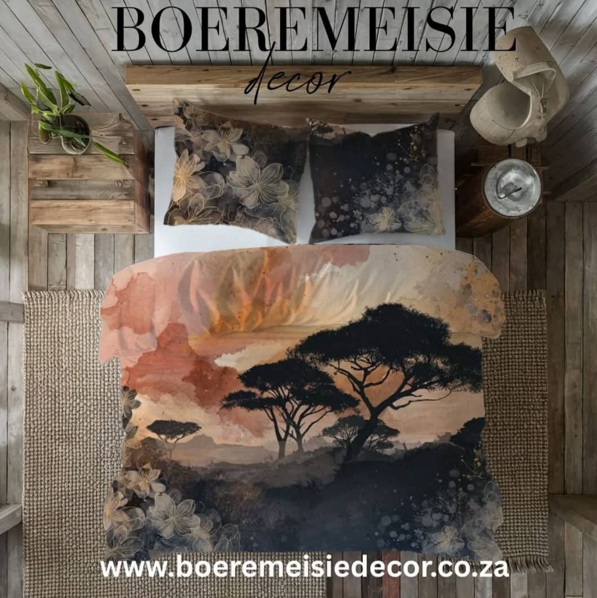 African Sunset Trees