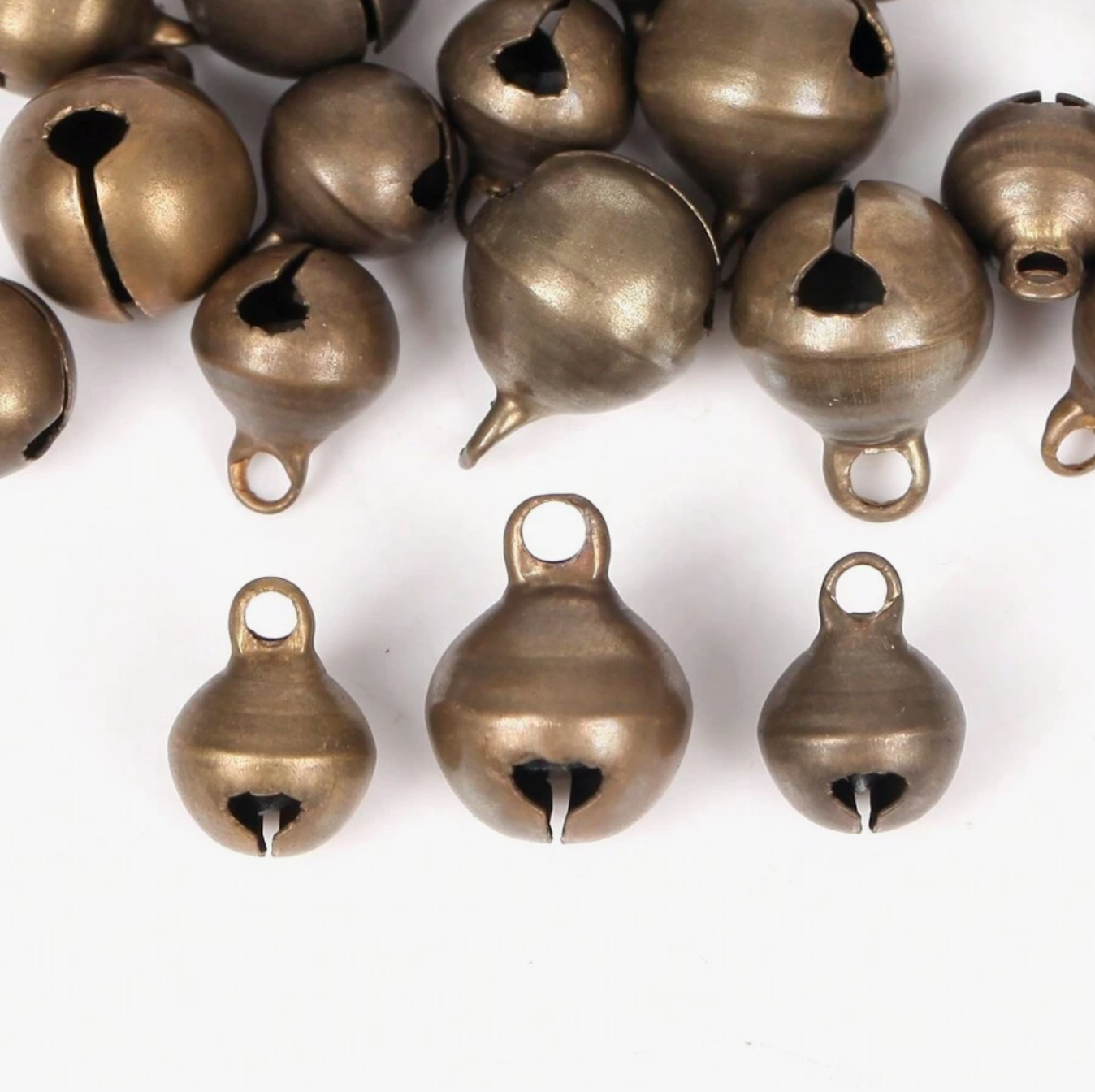 Jingle Bells Copper Pendants Hanging Christmas Tree Ornaments
