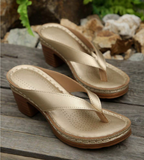 Bohemian Summer Sexy Slip-On High Heel Sandals For Women