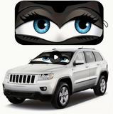 Cartoon Car Windshield Sunshade - Cute and Fun Eye Design