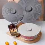 3pcs Silicone Lid Set, Heat-Resistant Microwave Cover, Reusable Silicone Suction Cup Lids for Bowls