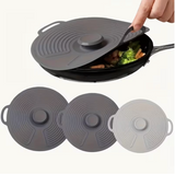 3pcs Silicone Lid Set, Heat-Resistant Microwave Cover, Reusable Silicone Suction Cup Lids for Bowls