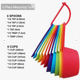 12 Pieces Measuring Cups And Spoons Set