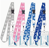 4pcs Cruise Lanyard with Retractable ID Badge Holder