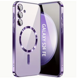 New Luxury Transparent TPU Magnetic Phone Case for Samsung Galaxy S25