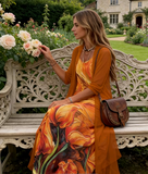Ladies Forest Style Dress Set