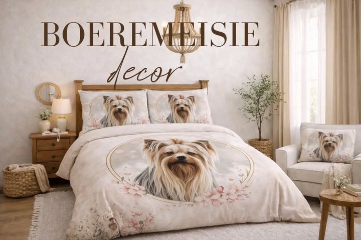 Yorkshire Terrier Duvet Cover From Boeremiesie