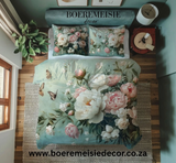 Butterfly With Pink And White Rose Duvet  Cover From Boeremiesie