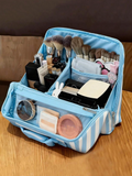 Divided Vertical Makeup Bag - Large-Capacity Travel Cosmetic Storage Bag