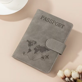 Multi-Function Travel Passport Holder, Card Holder, Wallet, ID Card Holder, Made of PU Synthetic Leather