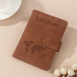 Multi-Function Travel Passport Holder, Card Holder, Wallet, ID Card Holder, Made of PU Synthetic Leather