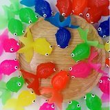 21pcs Floating Plastic Golden Fish Toys for Indoor and Outdoor Water Games, Summer Winter Party Decorations and Supplies