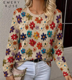 EMERY ROSE 1pc Women Milk Silk Long Sleeve T-Shirt