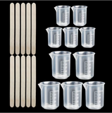 Epoxy Resin Pouring Tool Set, Includes 8/20 Plastic Droppers