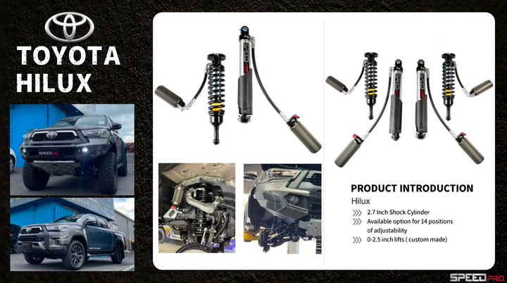 Toyota Hilux 2016–Current Speed Shock Absorber Pro