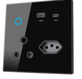 Smart Wall Socket With USB & Type C