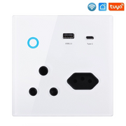Smart Wall Socket With USB & Type C