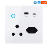 Smart Wall Socket With USB & Type C