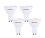 BNETA IoT Smart WiFi LED Bulb GU10 - Four Pack