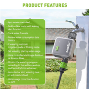 RainPoint Wireless Smart Wi-Fi 1-Zone Irrigation Timer (Device Only)