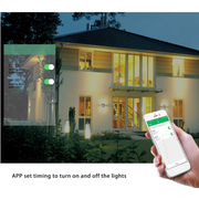 Tuya Zigbee Fan Light Switch US Network Connection APP Control Black