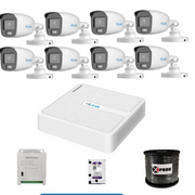 Hilook 8 Channel 1080p ColorVu Complete Kit