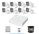 Hilook 8 Channel 1080p ColorVu Complete Kit