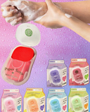 Portable Hand Soap Sheets For Travel | Dissolving Cleanser Wipes | Alcohol-Free | On-The-Go 50