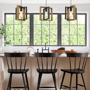 Dr Light Vintage Chandelier Industrial Wood Metal Pendant Light