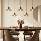 AIYI 10W 5-Light Linear Pendant Ceiling Light - Warm White 2700K AY398-049