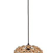 Round Bohemian Rope and Metal Pendant Light