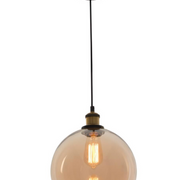 Bright Star Lighting - Single Pendant with Glass