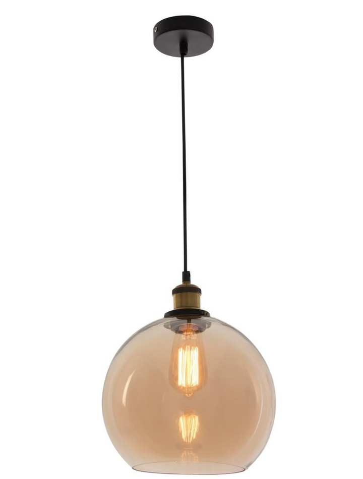 Bright Star Lighting - Single Pendant with Glass