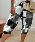 Plus Size Pants, Plus Size Casual Streetwear Bottoms, Graphic Pattern Vacation Pants