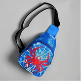 Spider Full Print Backpack Kids Crossbody Mini Coin Accessory Bag New Lightweight Kindergarten Baby Shoulder Chest Bag Waist Bag