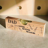 Bottle Opener with Carved Tool - Wood DIY Gift Suitable for Father's Day, Christmas, Beer Festival - ized Dad Gift for Tool-Loving Fathers