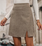 Houndstooth Print Wide-Leg High-Waisted Shorts