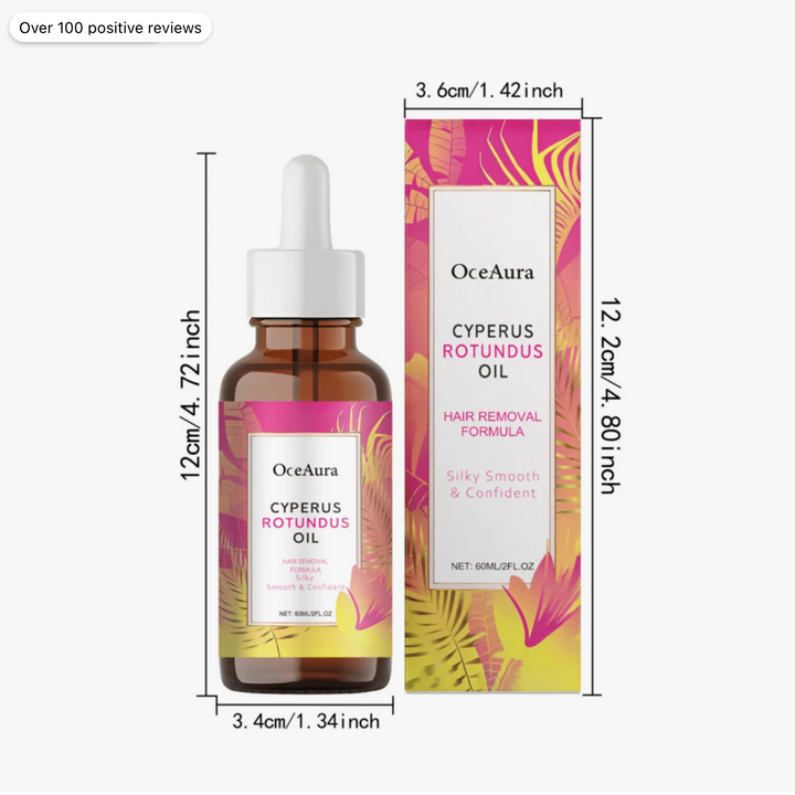 60ml Hair Removal Care Essential Oil Herbal Ingredients Gently Care For The Skin,