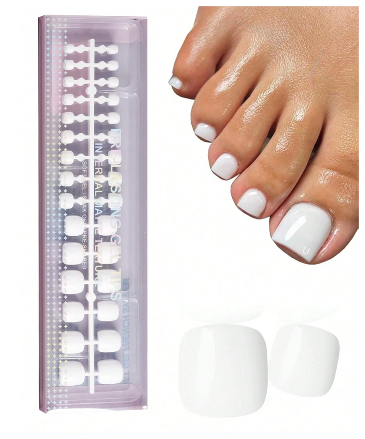150Pcs Short Square Brown/Pink Press-On Gel Nail Tips, 15 Size Options, Short French Matte Fake Nails