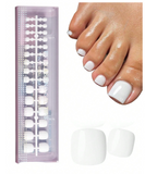 150Pcs Short Square Brown/Pink Press-On Gel Nail Tips, 15 Size Options, Short French Matte Fake Nails