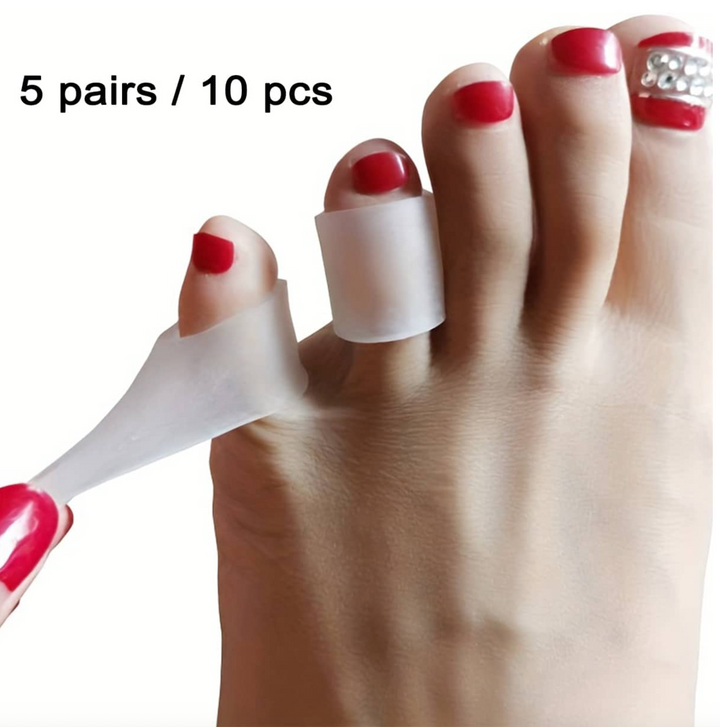 10pcs/Pack Toe Protector Sleeve, Anti-Friction Foot Toe Cover