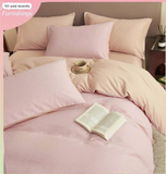 2/3pcs Light Pink Bedding Set, 1 Duvet Cover & 2 Pillowcases, Soft & Comfortable Home Textile