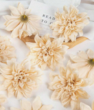 1/25pcs Artificial Flowers, Dahlia, Chrysanthemum, Wedding Decor,