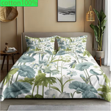 100% Cotton 3pcs Bedding with Digital Print Bed Sheet and Pillowcases