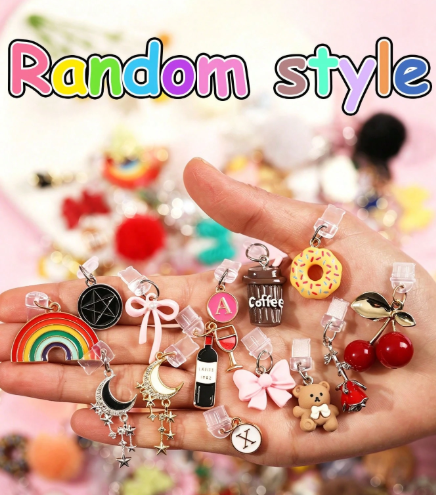 Random Style Mixed Dust Plugs (Non Repeating Style), Resin Material Smartphone Accessories