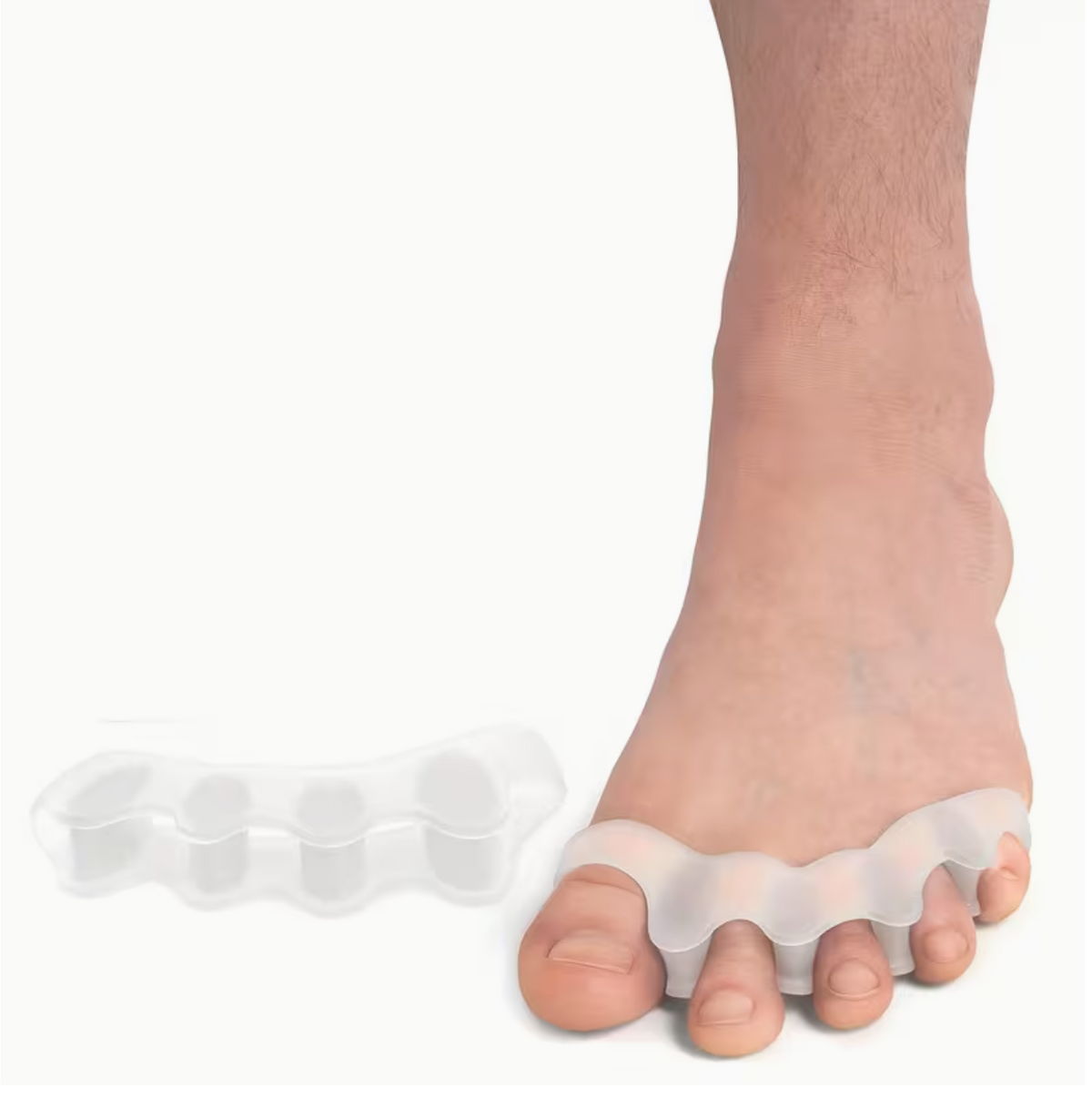 12pcs Toe Separators for Women and Men, Gel Toe Spacers for Pedicure and Foot Alignment,