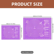 pc Anti-slip Non-stick Baking Pad, Multi-functional Rolling | Durable and Easy to Clean, a Must-have Home Kitchens