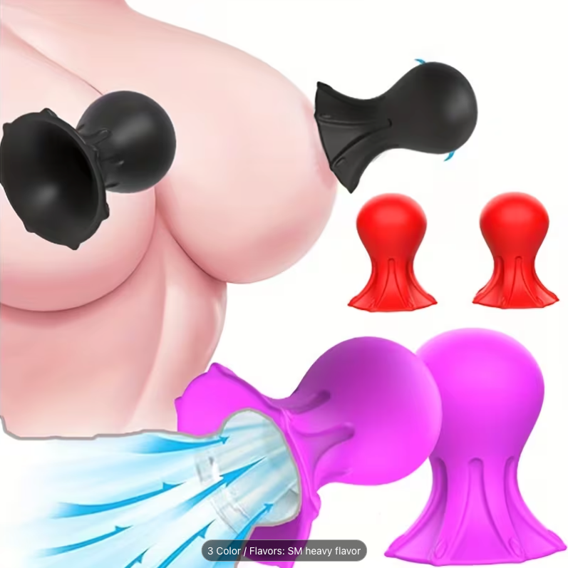 2 Piece Silicone Nipple Suction Cups