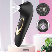 Nipple Clit Sucking Vibrator for Clitoral Nipple Stimulation, Adult Oral Sex Toys for Beginners, Vibrating Clit Stimulator with 10 Suction Modes for Women Couples