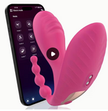 1pc 3-in-1 Wearable Vibrator, APP Remote Control, Female Clitoral Massager, 9 Vibration Modes Adult Toy, Suitable for Couples and Women